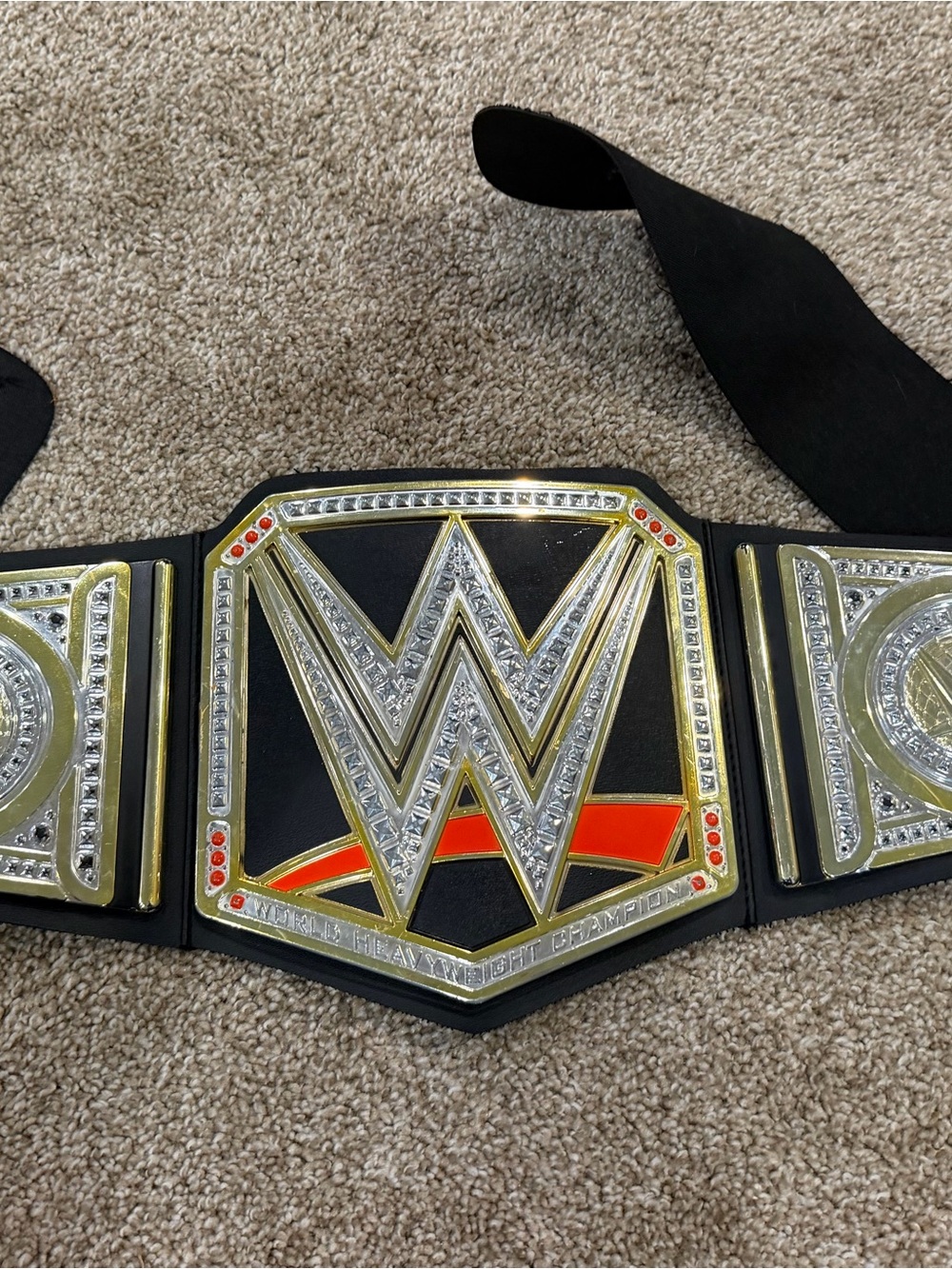 WWE World Heavyweight Championship Title Belt Kids Toy Replica WWE Mattel Elite